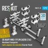 RESKIT RSK72-0020 US NAVY MHU-191/M (AERO 21A) Munitions Transporter (with adapters for missiles) (Carrier Fleet, C-130) (3D Printed model kit) 1/72